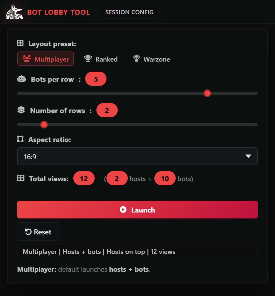 Selection window preview